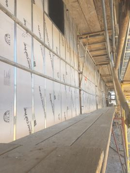 Roof and wall insulation at LAX