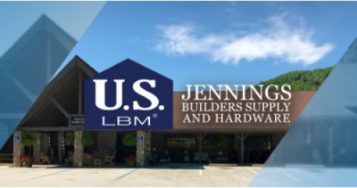 US LBM and Jennings Builders Supply logos