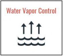Water vapor control