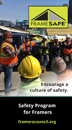 Encourage a culture of safety with the FrameSafe program for framers