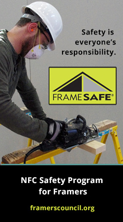 Safety is everyone's responsibility, Frame Safe Safety Program for framers